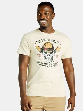 Humor Men's I Do a Thing Called Whatever I Want Graphic Tee NWT